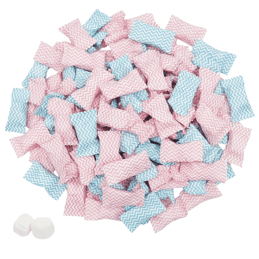 216ct Blue and Pink Candy Buttermints – Individually Wrapped Candy for Gender Reveal, Baby Shower Favors, Graduation, and Party Sweets - Tree Treasures