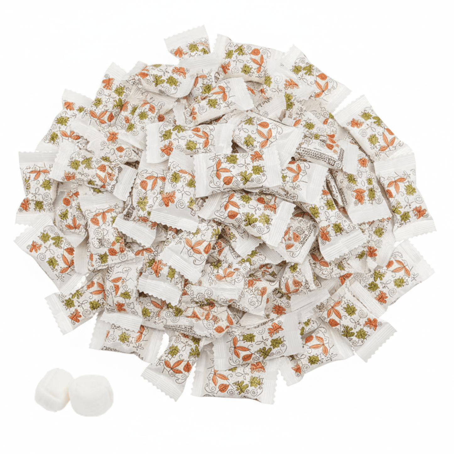 216ct Fall Buttermints Bulk Candy Individually Wrapped – Individually Wrapped Autumn Leaf Candy – Tree Treasures 2 - Pack – Thanksgiving Mints for Dinner, Weddings, Buffets, and Party Favors - Tree Treasures