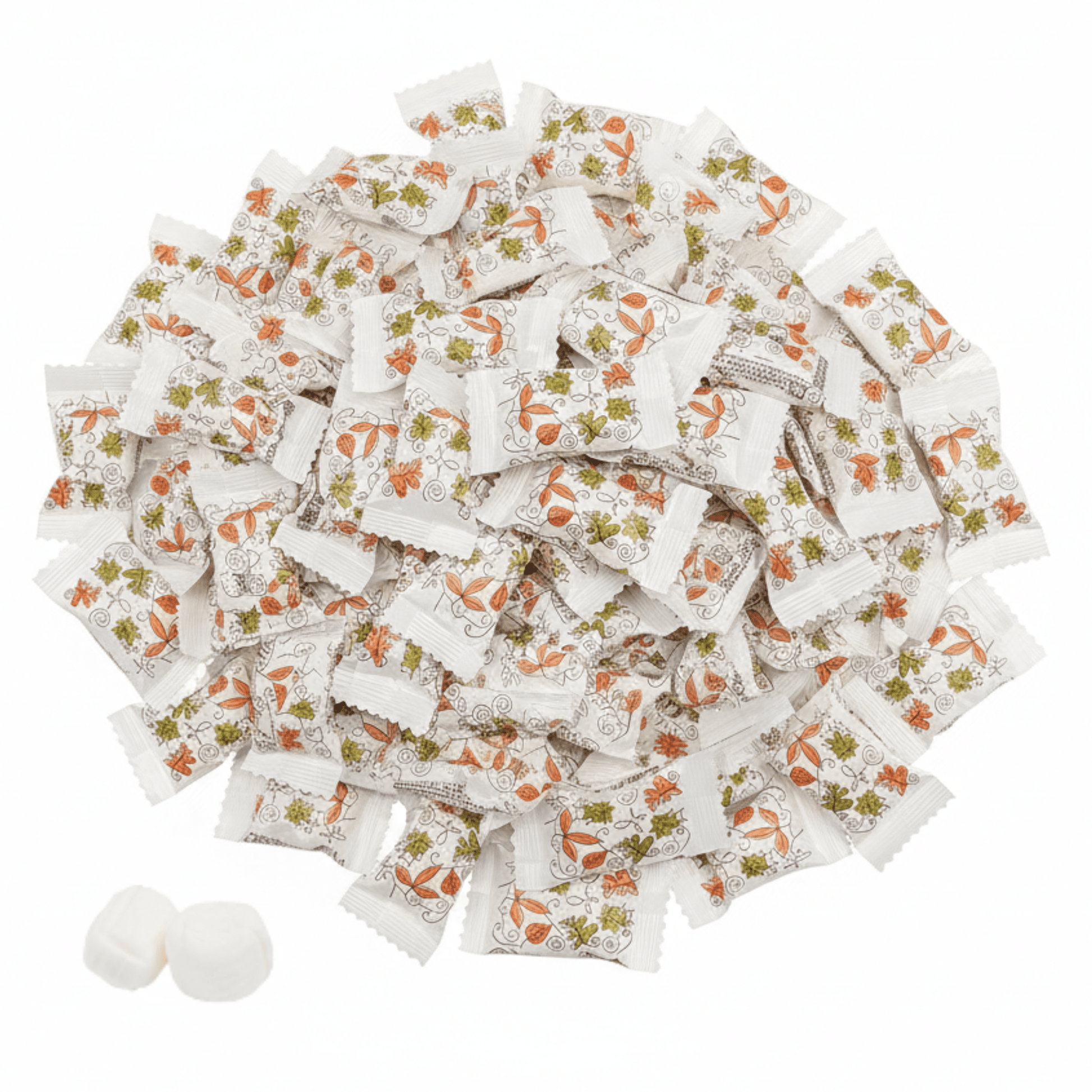 216ct Fall Buttermints Bulk Candy Individually Wrapped – Individually Wrapped Autumn Leaf Candy – Tree Treasures 2 - Pack – Thanksgiving Mints for Dinner, Weddings, Buffets, and Party Favors - Tree Treasures