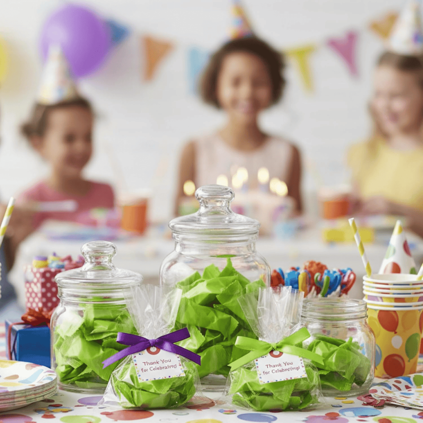 216ct Lime Green Butter Mints Individually Wrapped Bulk – Neon Buttermints for Weddings, Graduation, Candy Buffets and Christmas – Soft Green Mints - Tree Treasures