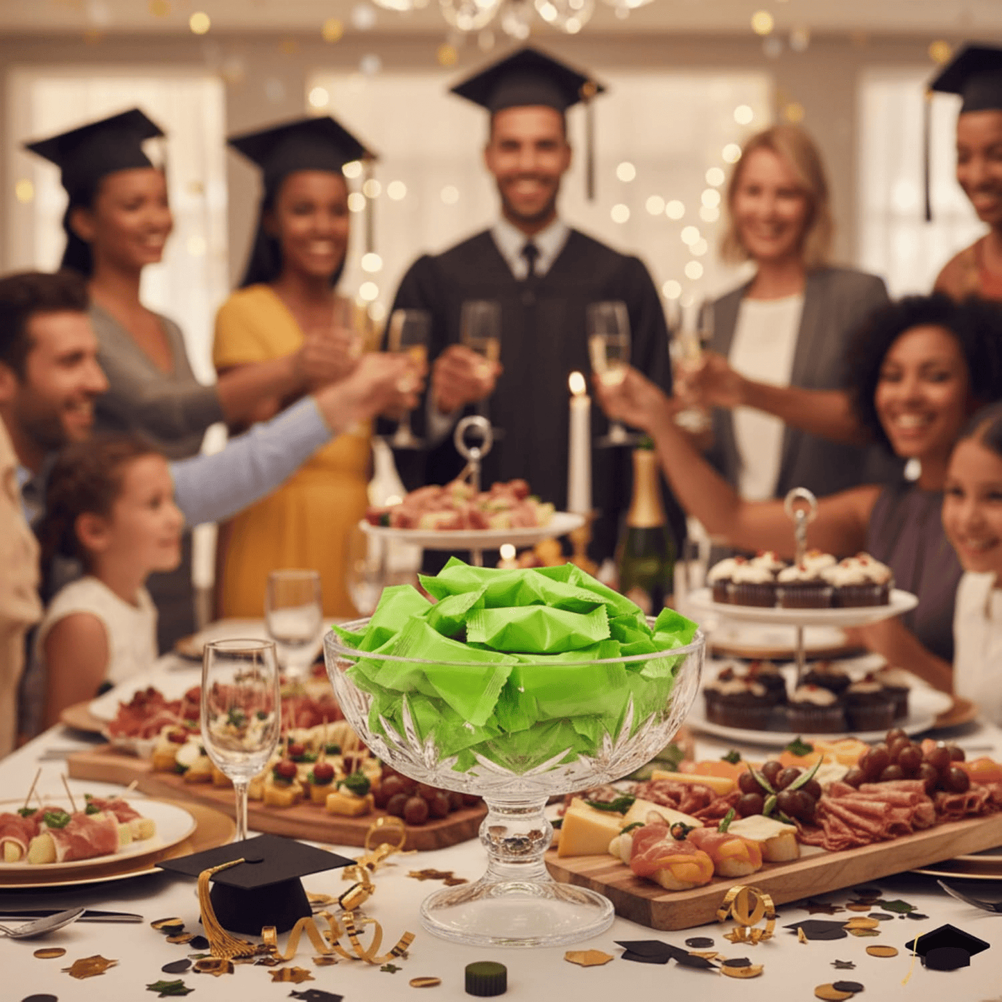 216ct Lime Green Butter Mints Individually Wrapped Bulk – Neon Buttermints for Weddings, Graduation, Candy Buffets and Christmas – Soft Green Mints - Tree Treasures