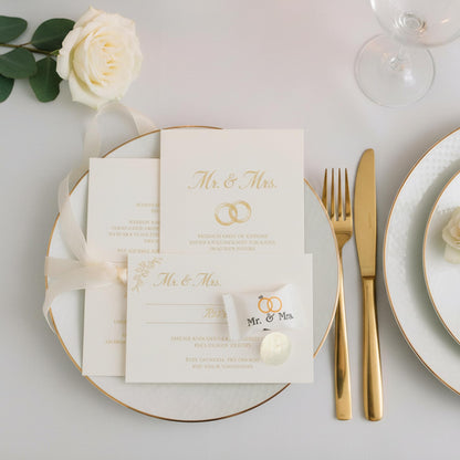 216ct Mr. and Mrs. Wedding Buttermints Individually Wrapped – White Butter Mints for Bridal Shower, Engagement Candy, and Reception – Bulk Wedding Candies - Tree Treasures