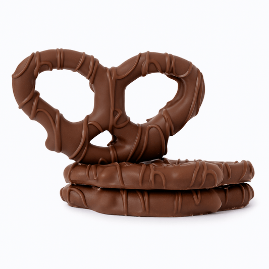 3 - Ring Milk Chocolate Covered Pretzels - Tree Treasures