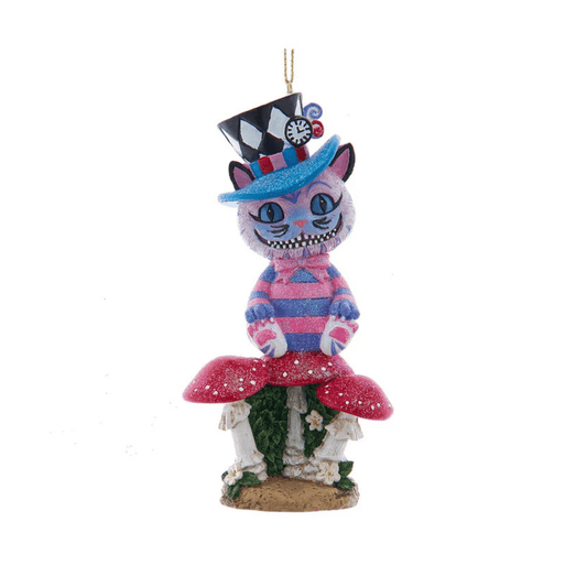 5" Hollywood Nutcrackers™ Cheshire Cat Ornament – Whimsical Wonderland Holiday Decor - Tree Treasures