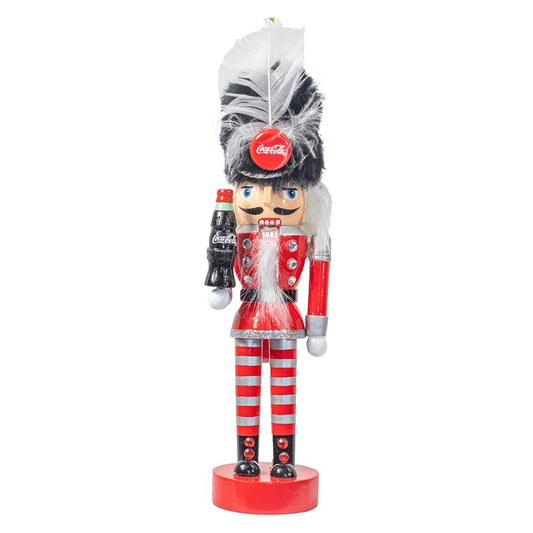 6" Coca - Cola® Striped Pants Nutcracker Ornament - Tree Treasures
