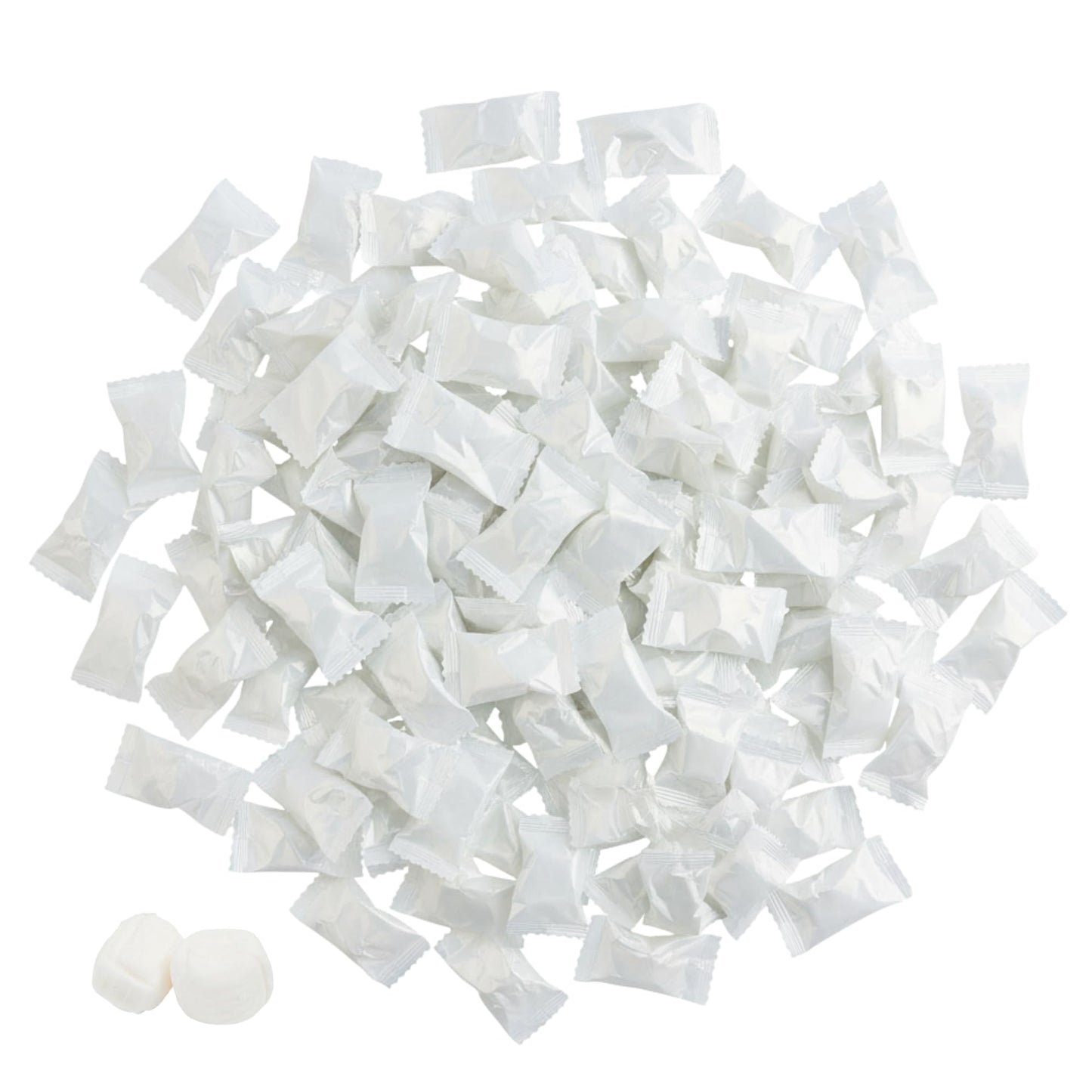 216ct White Buttermints Individually Wrapped – Bulk Wedding Mints, Soft Butter Mints for Candy Buffet, Party Favors & Hospitality