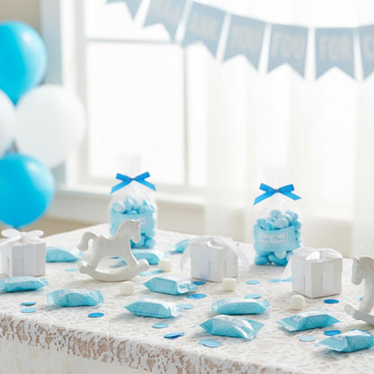 216ct Blue Buttermints Individually Wrapped – Bulk Baby Boy Candy for Baby Showers, Gender Reveal Games & Party Favors