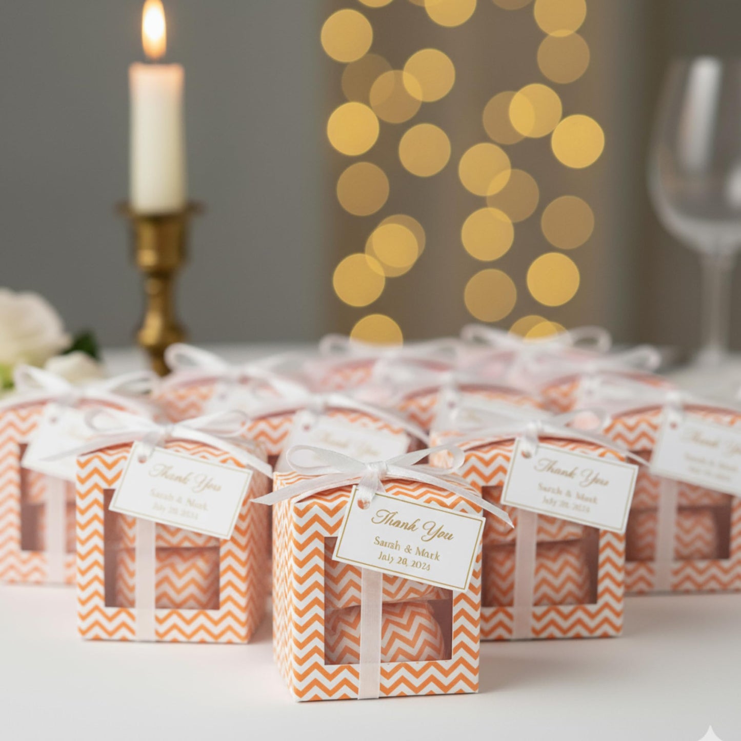 216ct Orange Buttermints Individually Wrapped – Bulk Soft Butter Mints for Fall Weddings, Halloween Parties & Autumn Candy Buffets