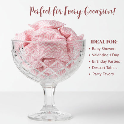 216ct Pink Buttermints Individually Wrapped – Bulk Soft Butter Mints for Baby Girl Showers, Bridal Parties, Valentine’s Day & Candy Buffets