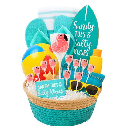 Flamingo Lollipops – Pink & White Swirl Strawberry Candy Party Favors for Luau, Beach & Birthday Themes (12ct, 24ct)