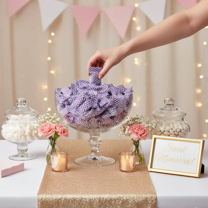 216ct Purple Buttermints Individually Wrapped – Bulk Soft Butter Mints for Lavender Weddings, Baby Showers & Spring Candy Buffets