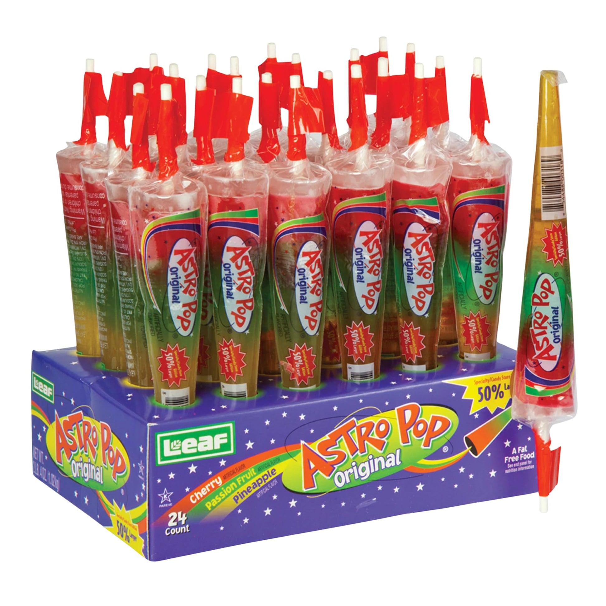 Astro Pops Lollipops Retro Candy | Individually Wrapped Astro Pop Candy Suckers