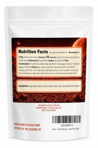 Cherry Rock Candy Sticks Bulk 18 Count | Individually Wrapped Hard Candy