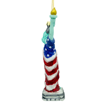 Glass America 250th Statue of Liberty Ornament – Official America250™ Patriotic Christmas Décor