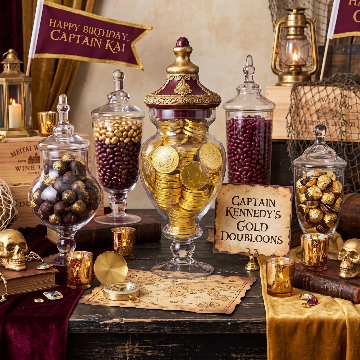  Gold Foil Chocolate Coins Bulk - Large 1.5" Gold Chocolate Coins Individually Wrapped for Pirate Party Favors, Candy Buffet, Treasure Hunt, Graduation, Wedding & Gold-Themed Events (50, 150 & 500 Count)