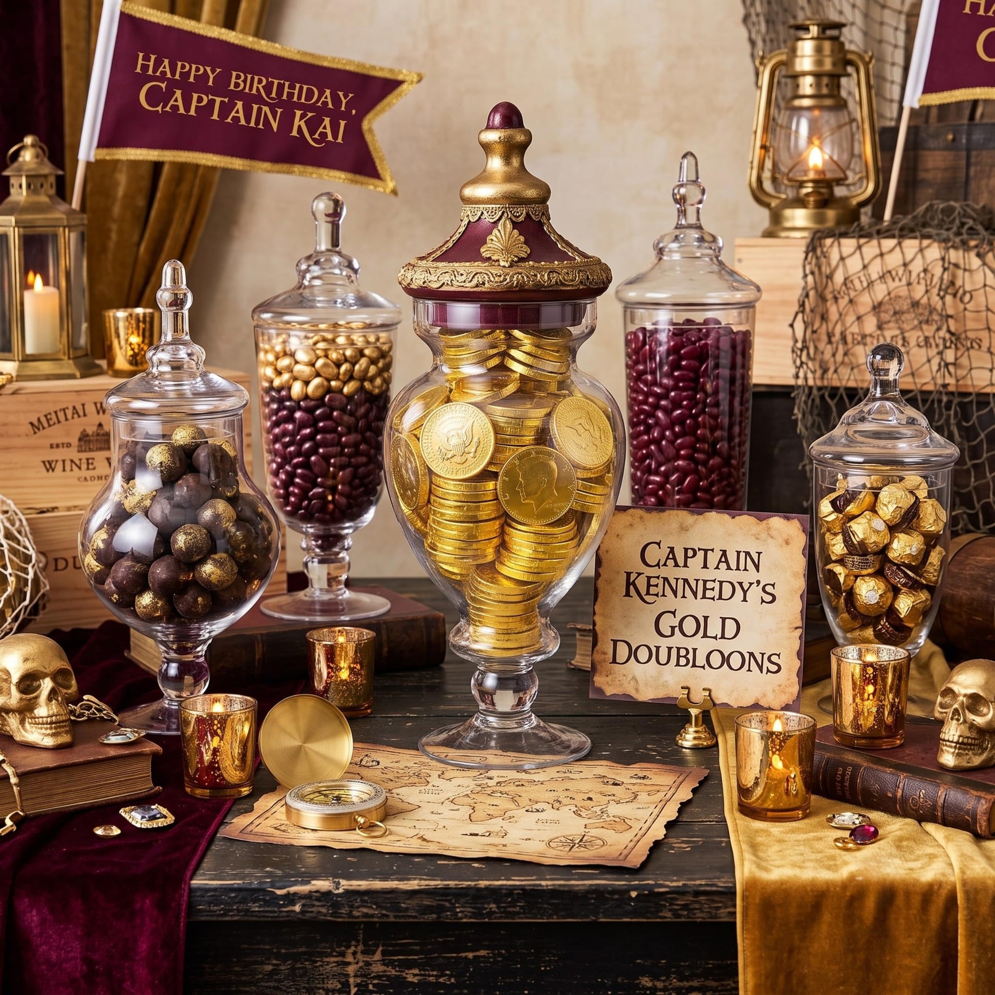  Gold Foil Chocolate Coins Bulk - Large 1.5" Gold Chocolate Coins Individually Wrapped for Pirate Party Favors, Candy Buffet, Treasure Hunt, Graduation, Wedding & Gold-Themed Events (50, 150 & 500 Count)