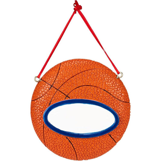 Kurt Adler Basketball Ornament For Personalization, 3.25 Inches