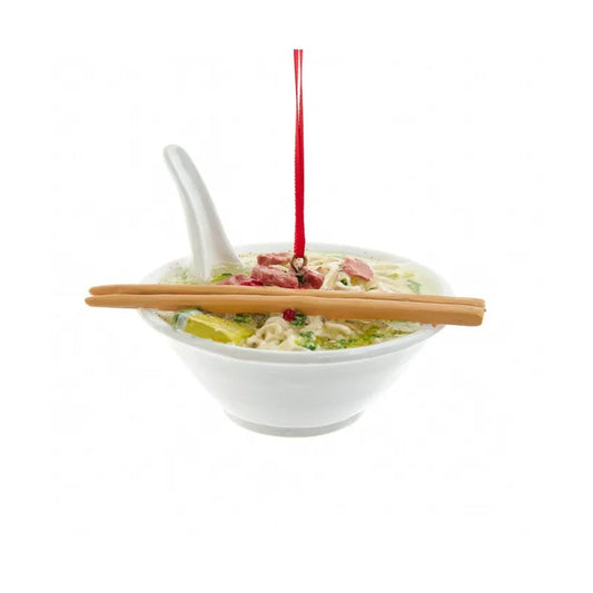 Kurt Adler Pho Noodle Bowl Ornament, 3.3-inches