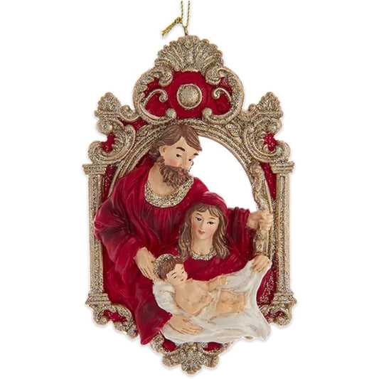 Kurt Adler Holy Family Christmas Ornament, 5.25 Inches