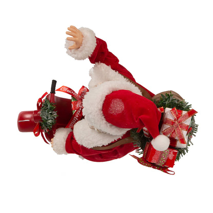 Kurt Adler Fabriché™ Santa On Scooter, 10 Inches