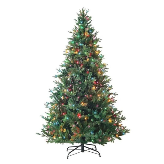 7-foot Pre-Lit Multicolor Incandescent Jackson Pine Tree by Kurt Adler