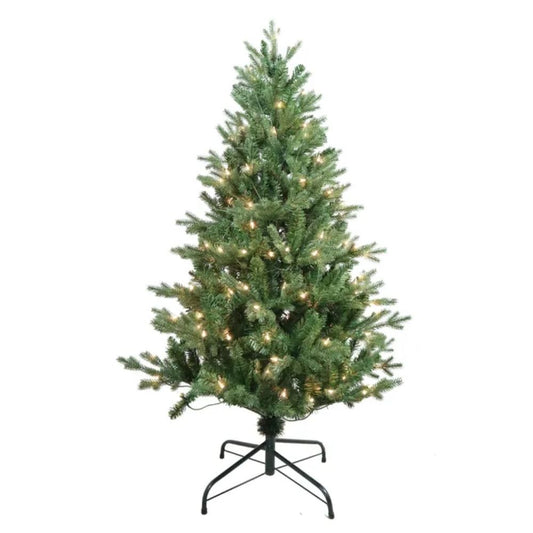 4.5-foot Pre-Lit Clear Incandescent Jackson Pine Tree by Kurt Adler