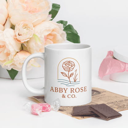 Abby Rose & Co. 20oz Ceramic Mug - Tree Treasures