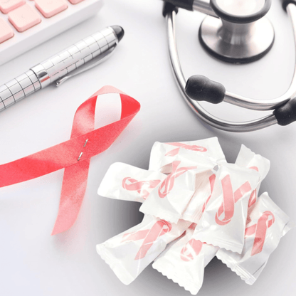 Breast Cancer Awareness Buttermints – 216 Count Bulk Candy Individually Wrapped – Individually Wrapped Candy Pink Butter Mints for Fundraisers, Thank You Gifts, Candy Buffet, After Dinner Treats & Party Decorations - Tree Treasures