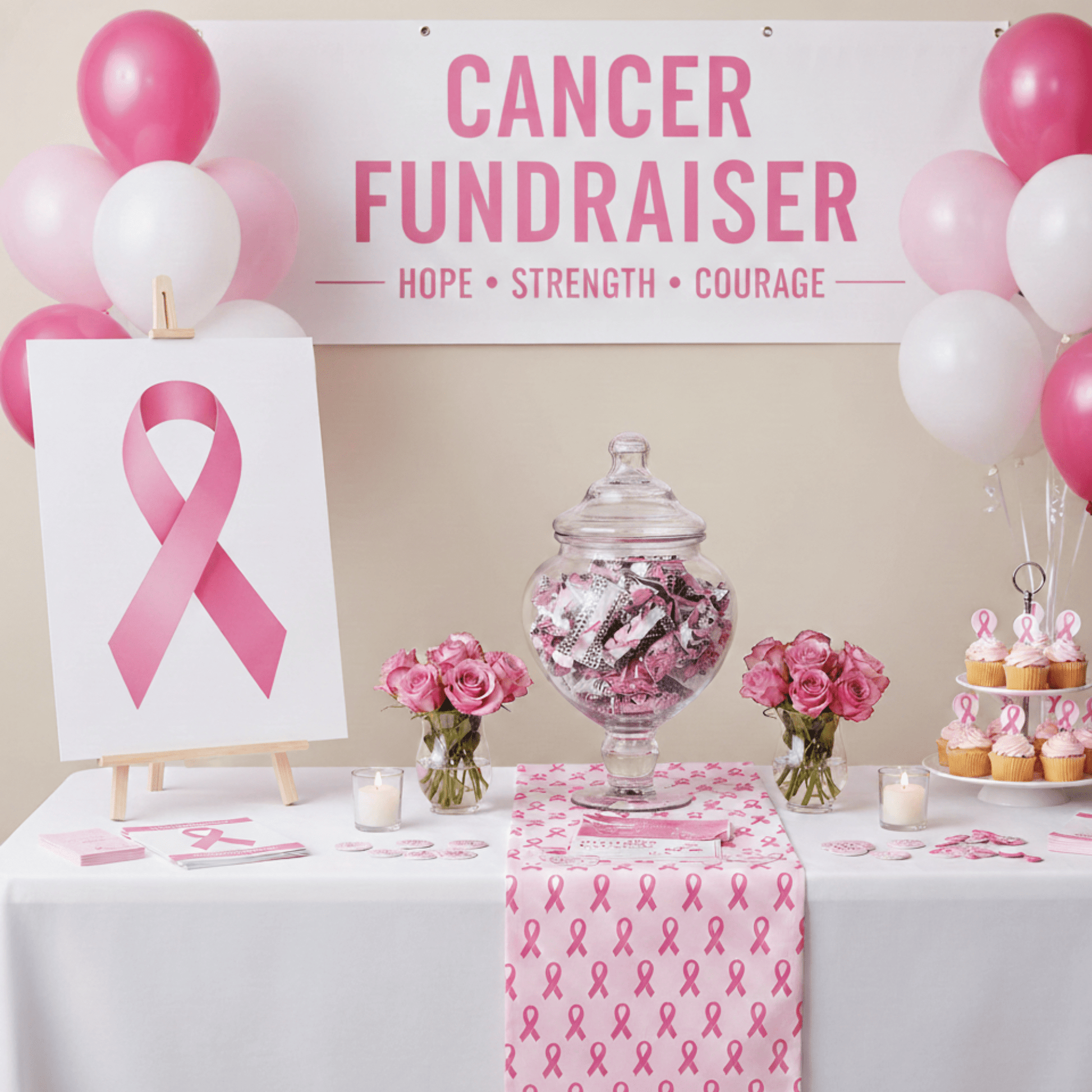 Breast Cancer Awareness Pink Buttermints – 216 - Count Bulk Individually Wrapped Candy for Events, Gifts, Fundraisers & Party Décor - Tree Treasures