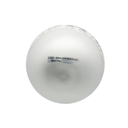 Budweiser® 80MM Glass Clydesdale Scene Ball Ornament – Classic Holiday Collectible - Tree Treasures