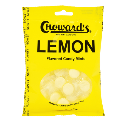 Choward's Lemon Mints 3 OZ Peg Bag - Tree Treasures