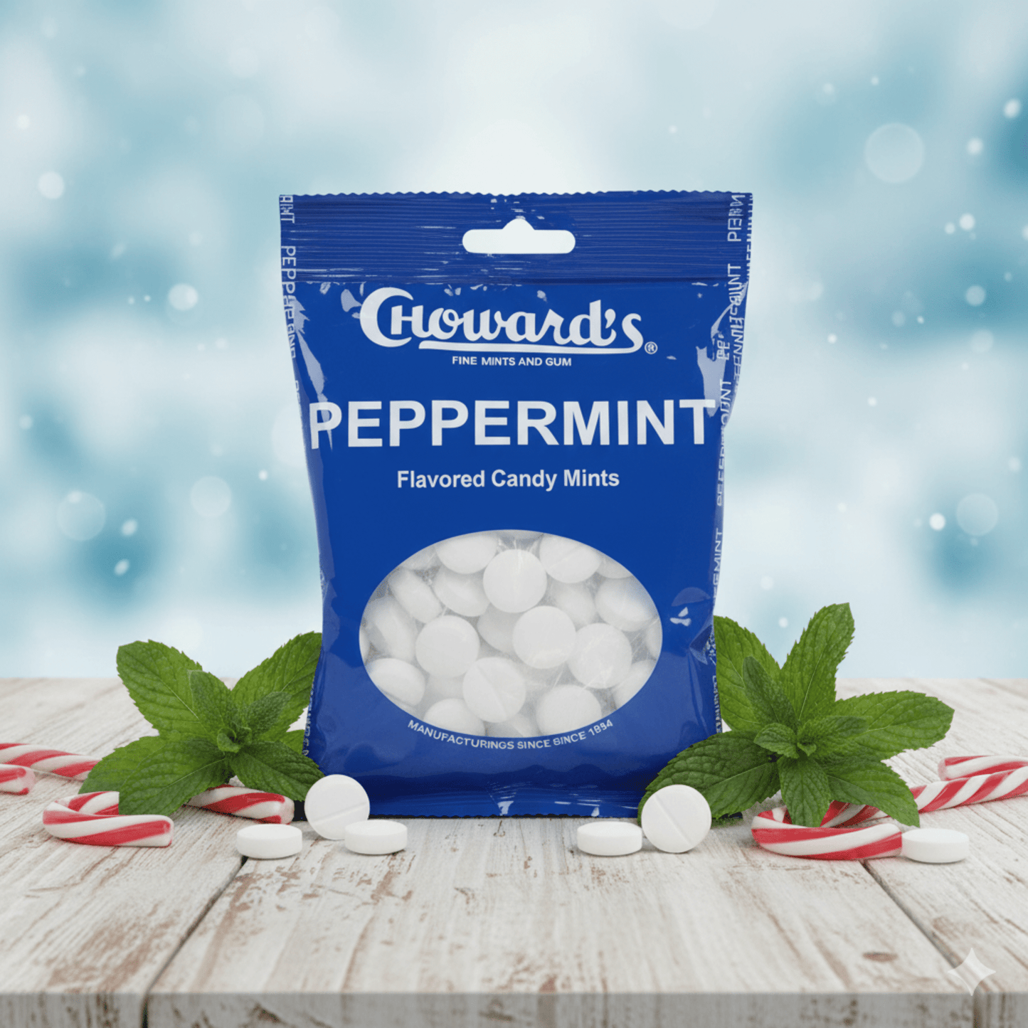 Choward's Peppermint Mints 3 OZ Peg Bag - Tree Treasures