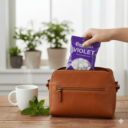 Choward's Violet Mints 3 OZ Peg Bag - Tree Treasures