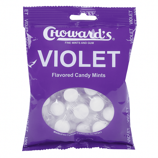 Choward's Violet Mints 3 OZ Peg Bag - Tree Treasures