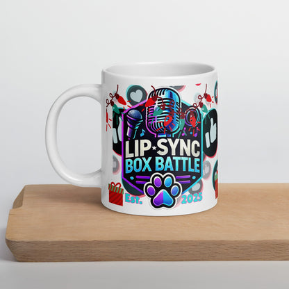 Chris & Cooper Christmas Mug – 20oz Lip - Sync Duo Holiday Mug – Funny Dog Creator Cup – Limited Christmas Edition - Tree Treasures