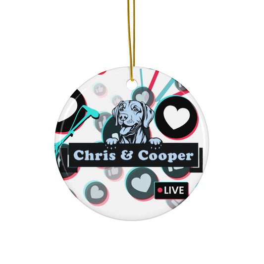 Chris & Cooper Lip Sync Battle Christmas Ornament - Tree Treasures