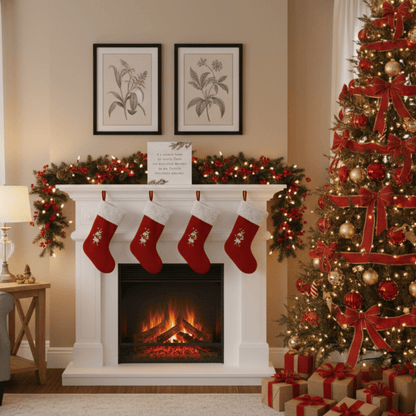 Christmas Anxiety Small Talk Square – 5.25"x5.25" Funny Holiday Sign, Rustic Wooden Christmas Décor - Tree Treasures