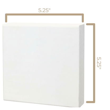 Christmas Begins Small Talk Square – 5.25"x5.25" Rustic Wooden Sign, Inspirational Holiday Décor - Tree Treasures