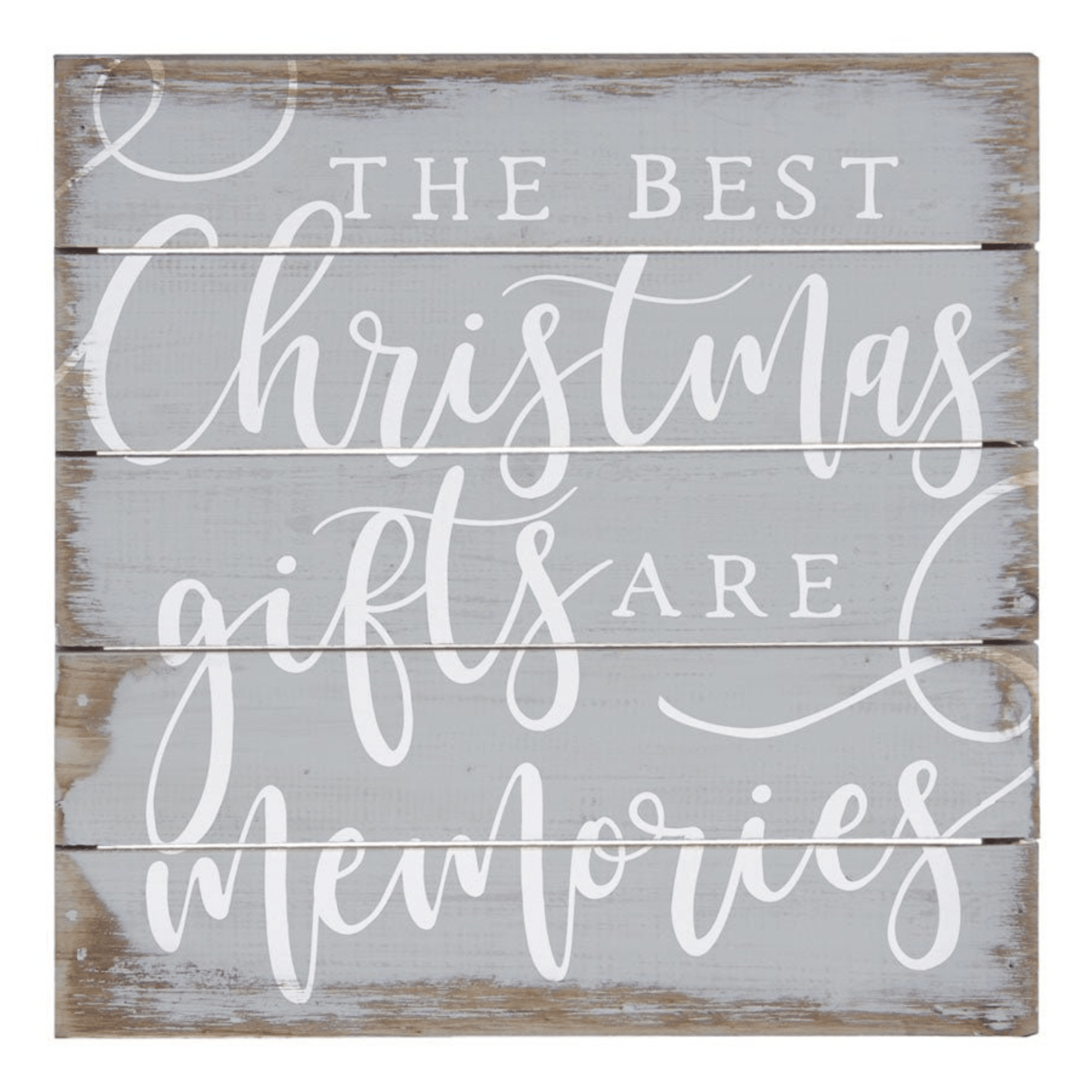Christmas Gifts Wooden Sign – “The Best Christmas Gifts Are the Memories” - Tree Treasures