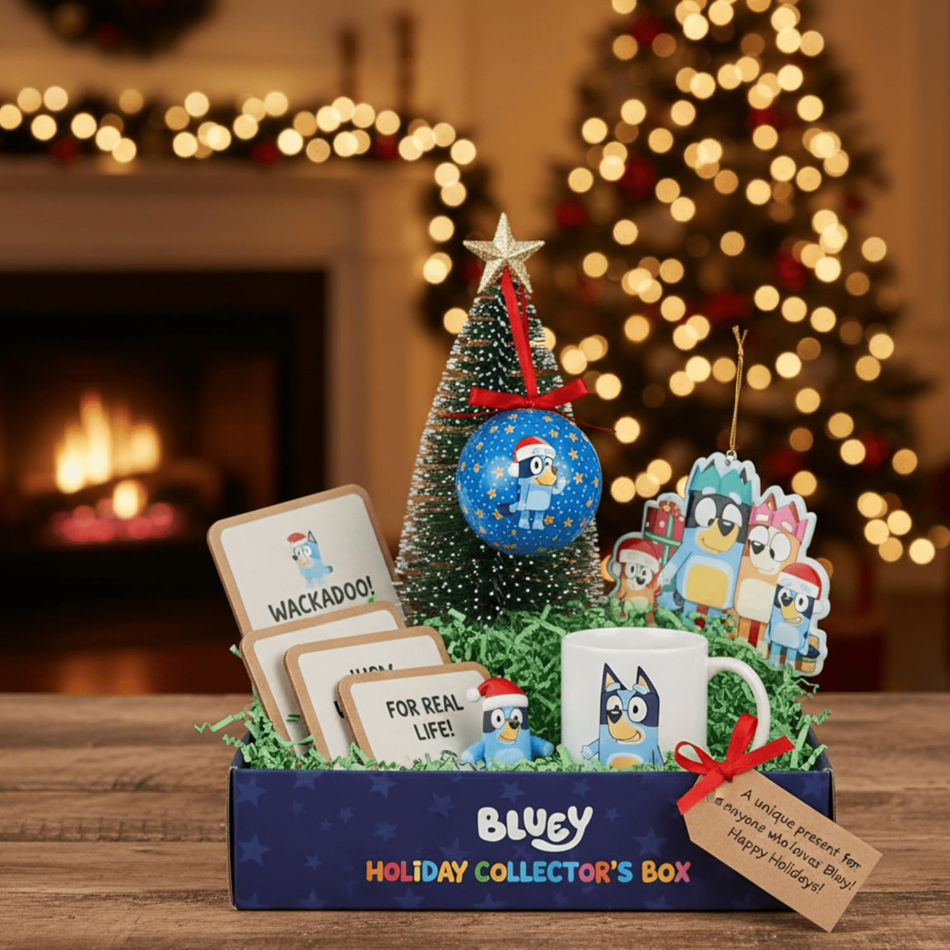 Christmas Ornament Bundle – Includes Double - Sided “Hooray It’s Christmas” Ornament & Ball Ornament – Official Licensed Holiday Tree Decorations for Kids & Families - Tree Treasures