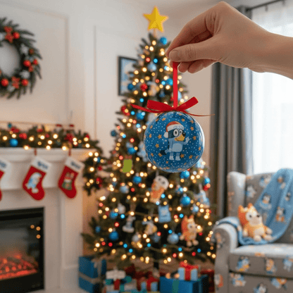 Christmas Ornament Bundle – Includes Double - Sided “Hooray It’s Christmas” Ornament & Ball Ornament – Official Licensed Holiday Tree Decorations for Kids & Families - Tree Treasures
