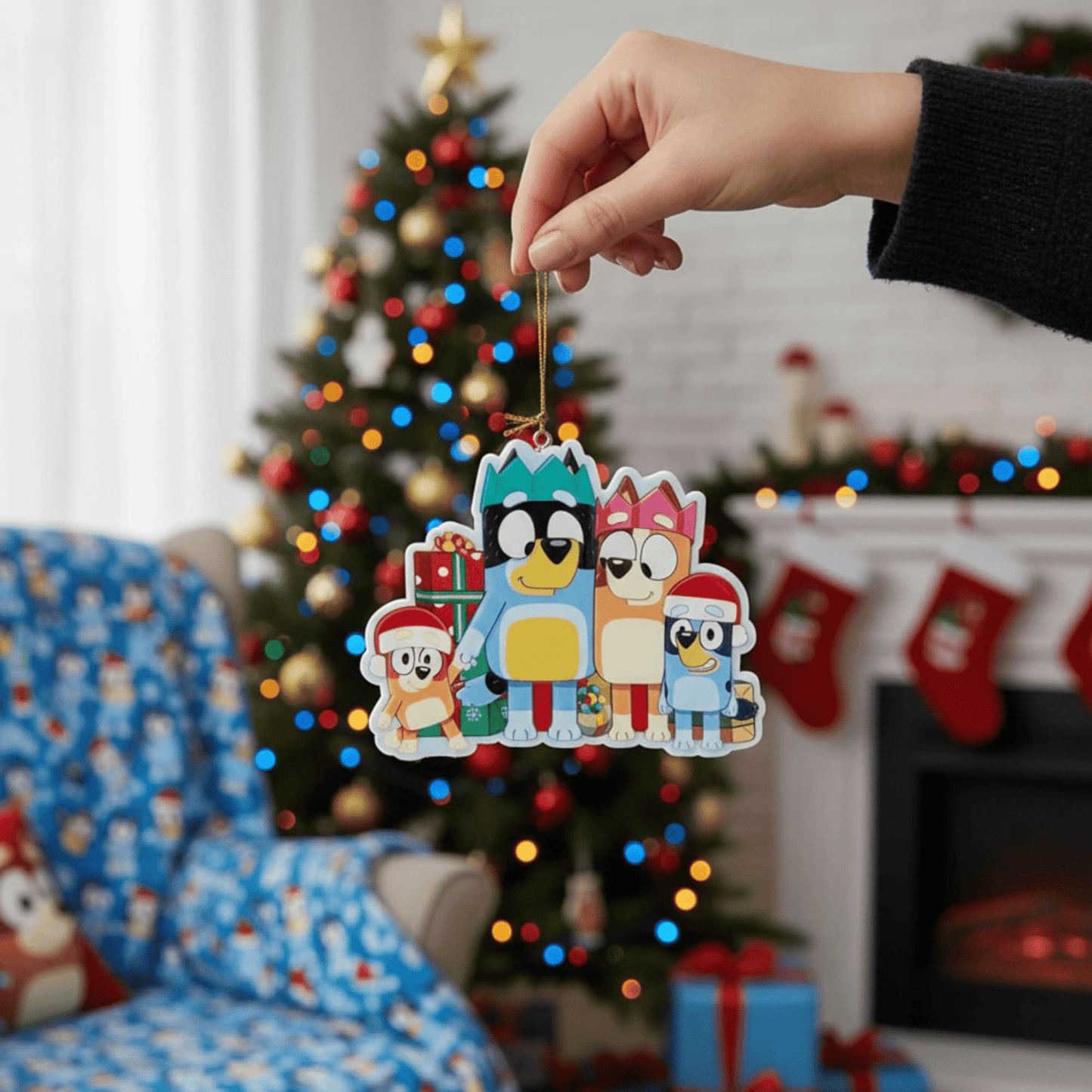 Christmas Ornament Bundle – Includes Double - Sided “Hooray It’s Christmas” Ornament & Ball Ornament – Official Licensed Holiday Tree Decorations for Kids & Families - Tree Treasures