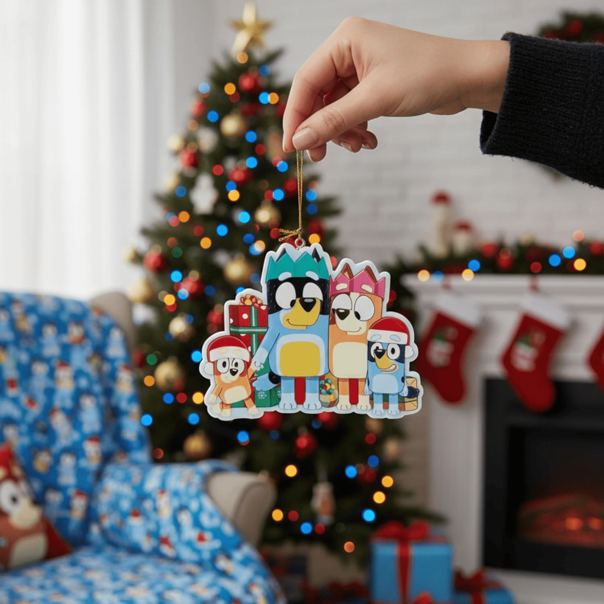 Christmas Ornament Bundle – Includes Double - Sided “Hooray It’s Christmas” Ornament & Ball Ornament – Official Licensed Holiday Tree Decorations for Kids & Families - Tree Treasures