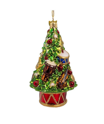Christmas Tree with Instruments Ornament – Noble Gems 5 - Inch - Tree Treasures