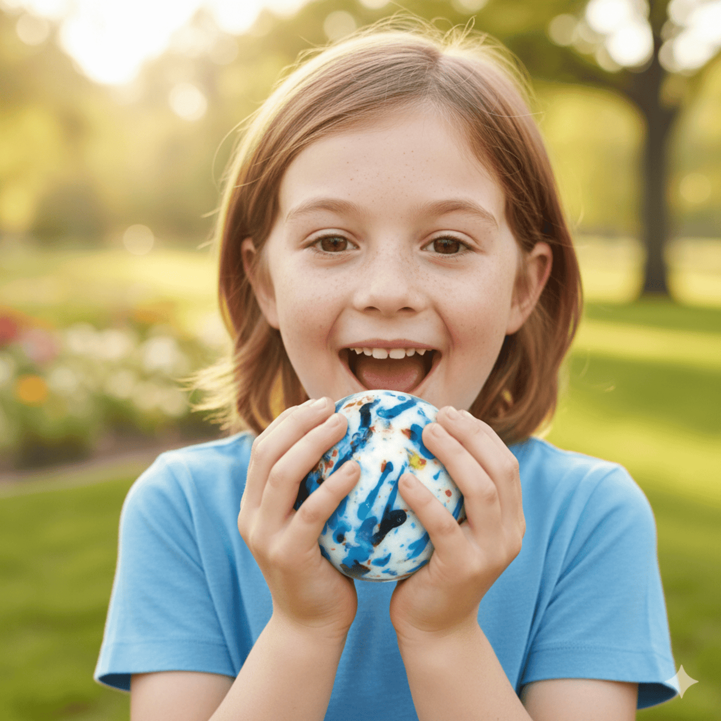 Clever Candy Colossal Unwrapped Jawbreaker 3 Inches - Tree Treasures