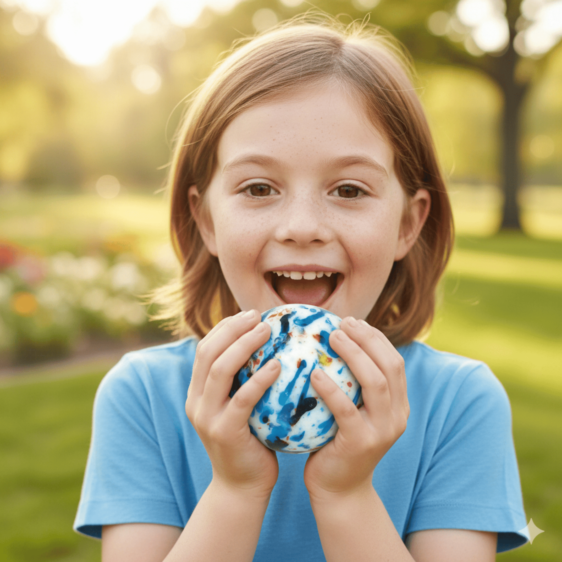 Clever Candy Colossal Unwrapped Jawbreaker 3 Inches - Tree Treasures