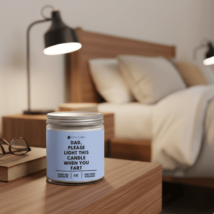 Dad, Please Light This Candle When You Fart - Funny Flames - Tree Treasures