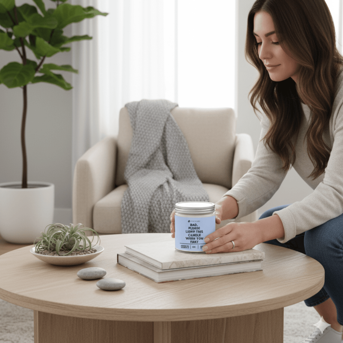 Dad, Please Light This Candle When You Fart - Funny Flames - Tree Treasures