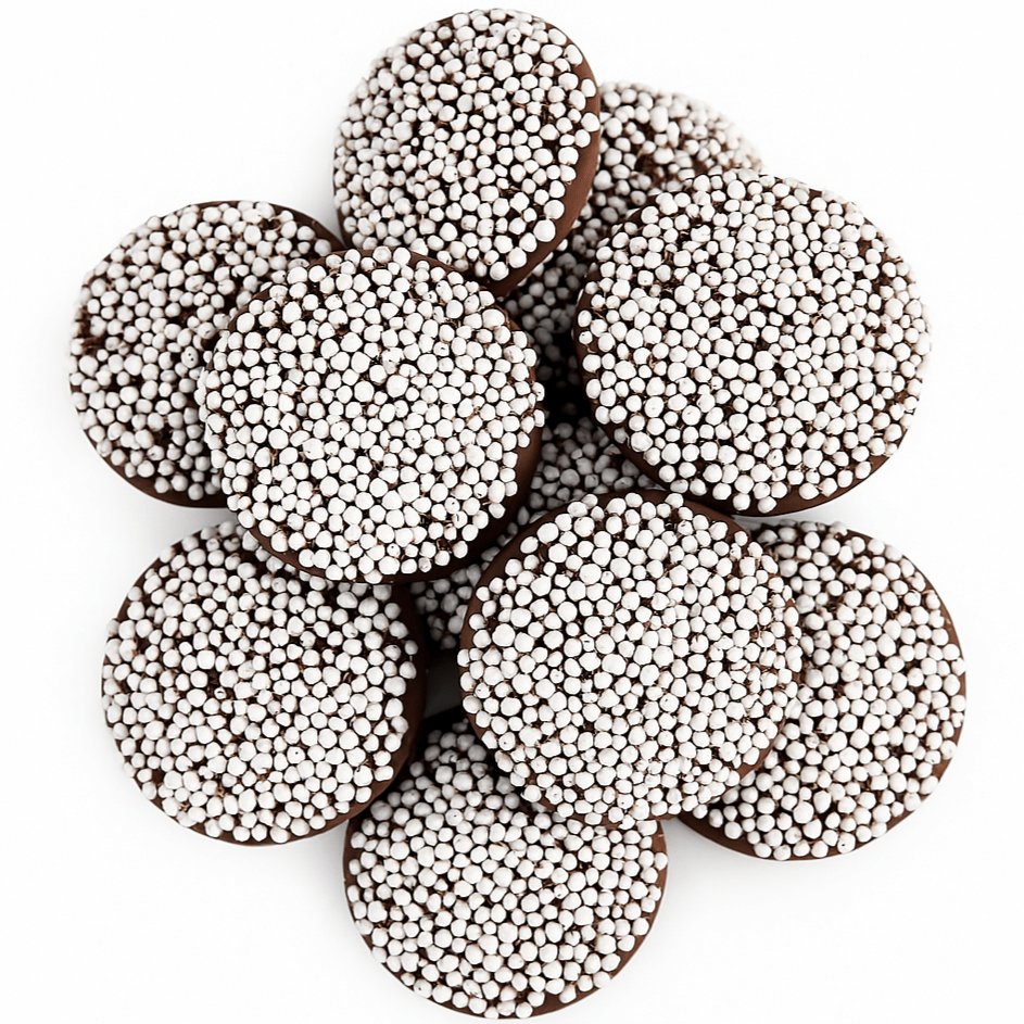Dark Chocolate Nonpareils – Classic Candy - Tree Treasures