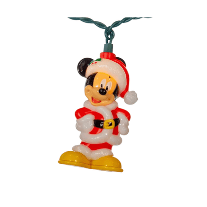 Disney Mickey Mouse 9' UL 10 - Light Set – Festive Holiday String Lights by Kurt Adler - Tree Treasures